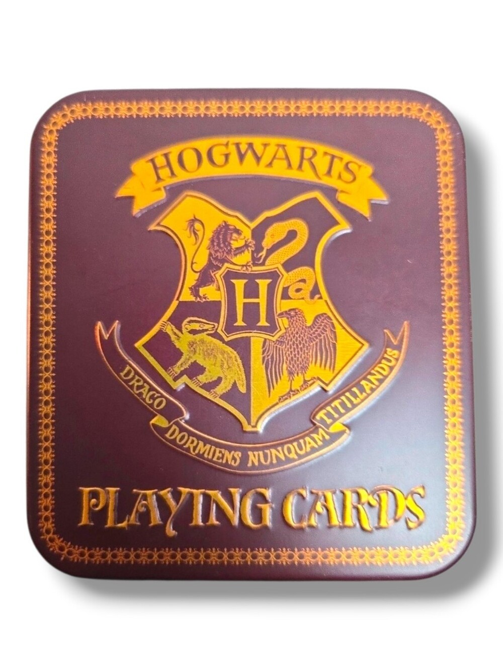 Harry Potter Wizarding World Hogwarts Playing Cards Collectible Tin Paladone WB
